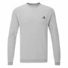 Adidas Core Crew Golf Sweater 2 Adidas Core Crew Golf Sweater -Golf Shirts Sales Adidas AW22 Core Crew Pullover HN4552 SWADI330 Grey 3 Front