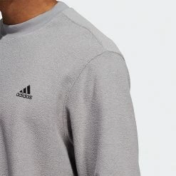 Adidas Core Crew Golf Sweater 12 Adidas Core Crew Golf Sweater -Golf Shirts Sales Adidas AW22 Core Crew Pullover HN4552 SWADI330 Grey 3 Model 2
