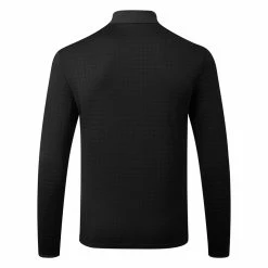 Adidas DWR 1/4 Zip Golf Sweater 10 Adidas DWR 1/4 Zip Golf Sweater -Golf Shirts Sales Adidas AW22 DWR Quarter Zip Left Chest HM8280 SWADI322 Black Back