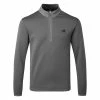 Adidas DWR 1/4 Zip Golf Sweater 2 Adidas DWR 1/4 Zip Golf Sweater -Golf Shirts Sales Adidas AW22 DWR Quarter Zip Left Chest HM8281 SWADI324 Grey Four Front