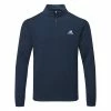 Adidas DWR 1/4 Zip Golf Sweater 2 Adidas DWR 1/4 Zip Golf Sweater -Golf Shirts Sales Adidas AW22 DWR Quarter Zip Left Chest HM8282 SWADI323 Crew Navy Front