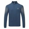 Adidas Statement Golf Sweater 1 Adidas Statement Golf Sweater -Golf Shirts Sales Adidas AW22 Statement Long Sleeve Midlayer HF6582 SWADI357 S Crew Navy Front