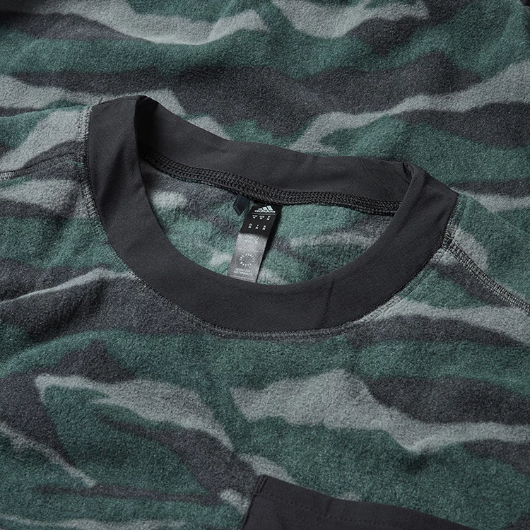 Adidas Texture Print Crew Golf Sweater 4 Adidas Texture Print Crew Golf Sweater - Image 2