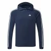 Adidas 3 Stripe COLD.RDY Golf Hoodie 2 Adidas 3 Stripe COLD.RDY Golf Hoodie -Golf Shirts Sales Adidas AW22 Three Stripe Cold.Rdy Hoodie HS4813 SWADI318 Collegiate Navy Front