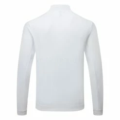 Adidas Elevated 1/4 Zip Golf Sweater 7 Adidas Elevated 1/4 Zip Golf Sweater -Golf Shirts Sales Adidas SS23 Elevated Quarter Zip Sweater IB6113 SWADI344 S White Back