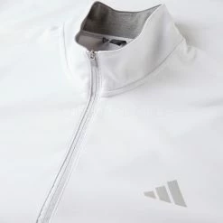 Adidas Elevated 1/4 Zip Golf Sweater 6 Adidas Elevated 1/4 Zip Golf Sweater -Golf Shirts Sales Adidas SS23 Elevated Quarter Zip Sweater IB6113 SWADI344 S White Detail