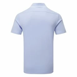 Adidas Go-To Pique Golf Polo Shirt 7 Adidas Go-To Pique Golf Polo Shirt -Golf Shirts Sales Adidas SS23 Go To Pique Polo HS7599 SHADI712 S Blue Dawn Back