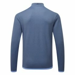 Adidas Microdot 1/4 Zip Golf Sweater 7 Adidas Microdot 1/4 Zip Golf Sweater -Golf Shirts Sales Adidas SS23 Microdot Quarter Zip Sweater HS7588 SWADI340 S Collegiate Navy Blue Fusion Back