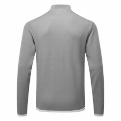Adidas Microdot 1/4 Zip Golf Sweater 7 Adidas Microdot 1/4 Zip Golf Sweater -Golf Shirts Sales Adidas SS23 Microdot Quarter Zip Sweater IA4763 SWADI341 S White Grey Three Back