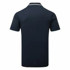 Adidas Primeknit Golf Polo Shirt -Golf Shirts Sales Adidas SS23 Primeknit Polo Shirt IA6400 SHADI702 S Black Collegiate Navy Back