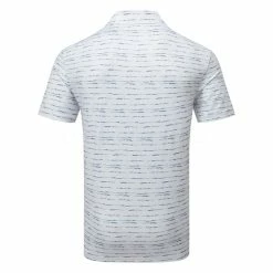 Adidas Stripe Zipper Golf Polo Shirt 6 Adidas Stripe Zipper Golf Polo Shirt -Golf Shirts Sales Adidas SS23 Stripe Zipper Polo IC1346 SHADI722 S White Collegiate Navy Back