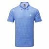 Adidas Stripe Zipper Golf Polo Shirt -Golf Shirts Sales Adidas SS23 Stripe Zipper Polo IC1348 SHADI724 S Blue Fusion White Front