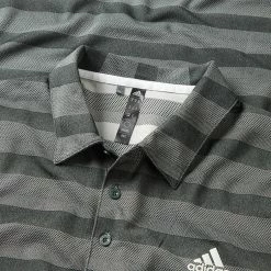 Adidas Two Colour Stripe Primegreen Golf Polo Shirt 6 Adidas Two Colour Stripe Primegreen Golf Polo Shirt -Golf Shirts Sales Adidas AW22 Two Colour Stripe Primegreen Polo Shirt HI5180 SHADI660 Crew Navy Blue Rush Detail