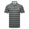 Adidas Two Colour Stripe Primegreen Golf Polo Shirt 1 Adidas Two Colour Stripe Primegreen Golf Polo Shirt -Golf Shirts Sales Adidas AW22 Two Colour Stripe Primegreen Polo Shirt HI5180 SHADI660 Crew Navy Blue Rush Front