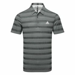 Adidas Two Colour Stripe Primegreen Golf Polo Shirt