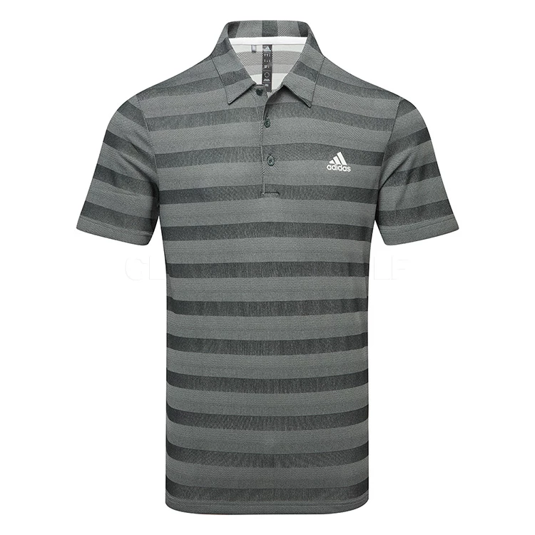 Adidas Two Colour Stripe Primegreen Golf Polo Shirt 3 Adidas Two Colour Stripe Primegreen Golf Polo Shirt