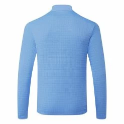 Adidas DWR 1/4 Zip Golf Sweater 7 Adidas DWR 1/4 Zip Golf Sweater -Golf Shirts Sales Adidas DWR 1 4 Zip Golf Sweater Blue Fusion HY3905 Back