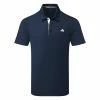 Adidas Drive Primegreen Golf Polo Shirt 1 Adidas Drive Primegreen Golf Polo Shirt -Golf Shirts Sales Adidas Drive Primegreen Golf Polo Shirt Navy IA5448 Front