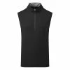 Adidas Elevated 1/4 Zip Golf Vest 2 Adidas Elevated 1/4 Zip Golf Vest -Golf Shirts Sales Adidas Elevated 1 4 Zip Golf Vest Black IB4542 Front