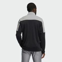 Adidas UPF Lightweight 1/4 Zip Golf Sweater 13 Adidas UPF Lightweight 1/4 Zip Golf Sweater -Golf Shirts Sales Adidas SS21 UPF Lightweight 1 4 Zip Sweater GR0756 Code SWADI269 Black Model 3