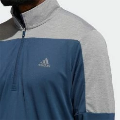Adidas UPF Lightweight 1/4 Zip Golf Sweater 12 Adidas UPF Lightweight 1/4 Zip Golf Sweater -Golf Shirts Sales Adidas SS21 UPF Lightweight 1 4 Zip Sweater GR0757 Code SWADI268 CrewNavy Model 2