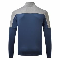 Adidas UPF Lightweight 1/4 Zip Golf Sweater 10 Adidas UPF Lightweight 1/4 Zip Golf Sweater -Golf Shirts Sales Adidas SS21 UPF Lightweight 1 4 Zip Sweater GR0757 Code SWADI268 CrewNavy back