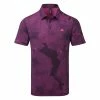 Adidas Flower Mesh Golf Polo Shirt 2 Adidas Flower Mesh Golf Polo Shirt -Golf Shirts Sales Adidas SS23 Flower Mesh Polo HS7618 SHADI717 Black Lucid Fuchsia Front