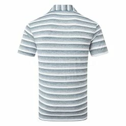 Adidas Two Colour Stripe Polo Shirt 7 Adidas Two Colour Stripe Polo Shirt -Golf Shirts Sales Adidas Two Colour Stripe Polo Shirt Collegiate Navy White HS7579 Back
