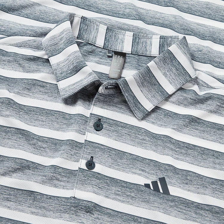 Adidas Two Colour Stripe Polo Shirt 4 Adidas Two Colour Stripe Polo Shirt - Image 2