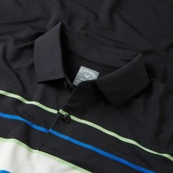 Callaway Resort Ventilated Shoulder Block Print Golf Polo Shirt 6 Callaway Resort Ventilated Shoulder Block Print Golf Polo Shirt -Golf Shirts Sales Callaway AW22 Resort Ventilated Shoulder Block Polo Shirt CGKSC0B0 002 SHCAL259 S Caviar Detail