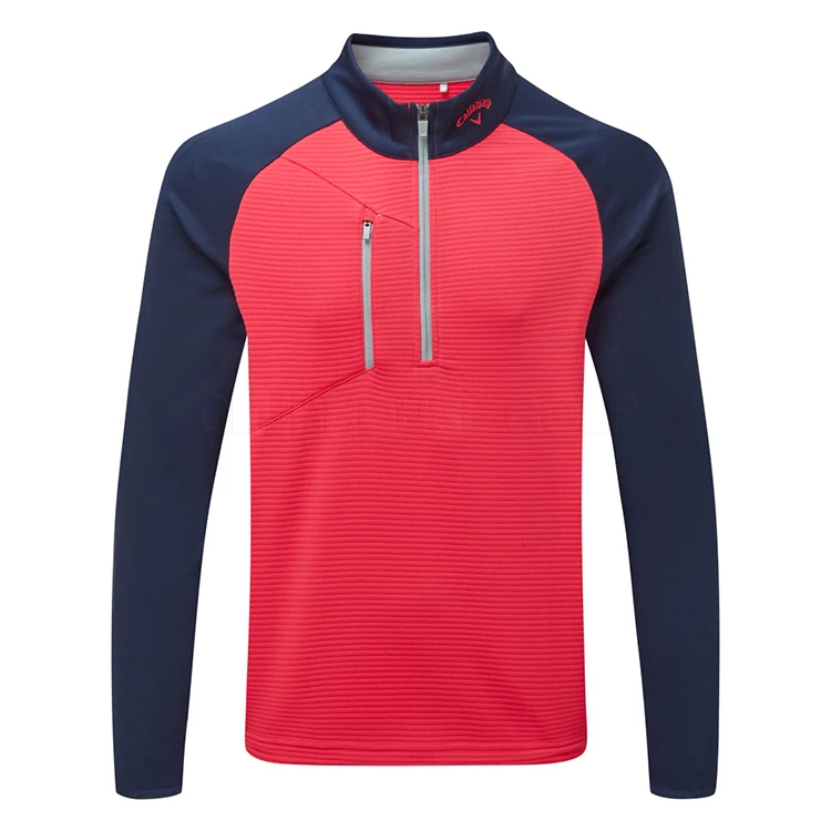 Callaway Blocked Ottoman Fleece 1/4 Zip Golf Sweater 3 Callaway Blocked Ottoman Fleece 1/4 Zip Golf Sweater