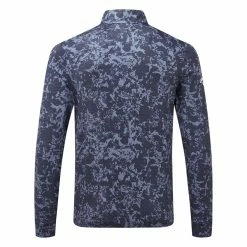 Callaway Camo 1/4 Zip Golf Sweater 7 Callaway Camo 1/4 Zip Golf Sweater -Golf Shirts Sales Callaway SS22 Camo 1 4 Zip Sweater Peacoat CGKSC0K5 410 SWCAL076 back