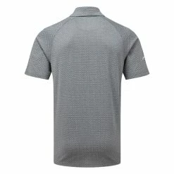 Callaway Soft Touch Micro Print Golf Polo Shirt Caviar 7 Callaway Soft Touch Micro Print Golf Polo Shirt Caviar -Golf Shirts Sales Callaway SS22 Soft Touch Micro Print Polo Black Heather CGKSC0K4 003 SHCAL227 back