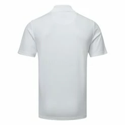 Callaway Micro Texture Golf Polo Shirt -Golf Shirts Sales Callaway SS22 Micro Texture Polo Shirt CGKSC0T7 100 Code SHCAL231 M Bright White Back