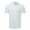 Callaway Micro Texture Golf Polo Shirt 1 Callaway Micro Texture Golf Polo Shirt -Golf Shirts Sales Callaway SS22 Micro Texture Polo Shirt CGKSC0T7 100 Code SHCAL231 M Bright White Front