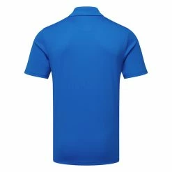 Callaway Micro Texture Golf Polo Shirt -Golf Shirts Sales Callaway SS22 Micro Texture Polo Shirt CGKSC0T7 496 Code SHCAL233 M Magnetic Blue Back