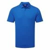 Callaway Micro Texture Golf Polo Shirt -Golf Shirts Sales Callaway SS22 Micro Texture Polo Shirt CGKSC0T7 496 Code SHCAL233 M Magnetic Blue Front