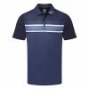 Callaway Tour Stripe Golf Polo Shirt -Golf Shirts Sales Callaway SS22 Tour Stripe Polo Shirt CGKSC0T6 410 Code SHCAL219 M Peacoat Front