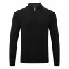 Callaway Merino Windstopper 1/4 Zip Golf Sweater 1 Callaway Merino Windstopper 1/4 Zip Golf Sweater -Golf Shirts Sales Callaway AW19 Windstopper Zipped 1 4 Zip Sweater CGGF7079 010 Code SWCAL042 Black Front