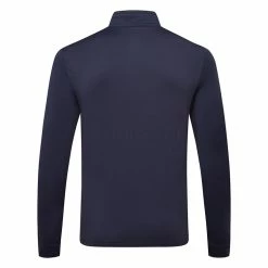 Callaway Aquapel Mixed Media 1/2 Zip Golf Sweater 7 Callaway Aquapel Mixed Media 1/2 Zip Golf Sweater -Golf Shirts Sales Callaway Callaway AW22 1 2 Zip Mixed Media Sweater CGKFC004 997 SWCAL093 Peacoat White Back