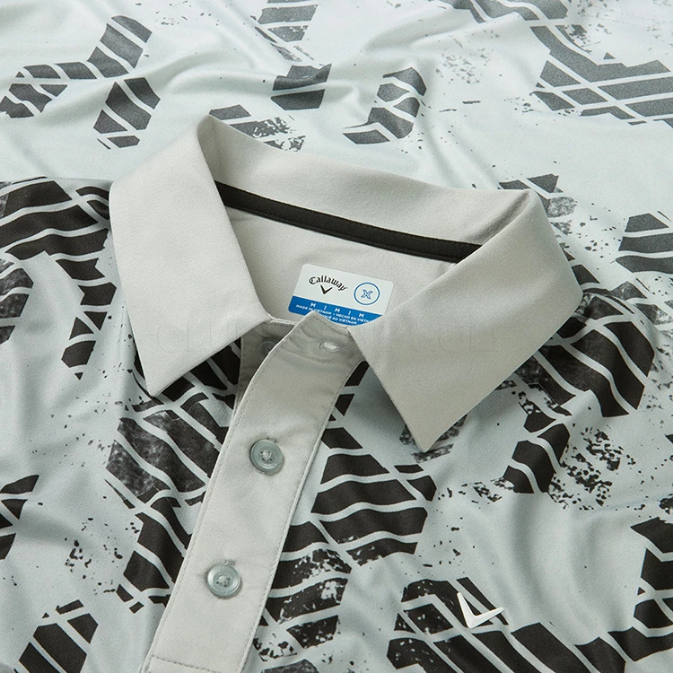 Callaway All Overall Print Golf Polo Shirt 4 Callaway All Overall Print Golf Polo Shirt - Image 2