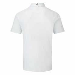 FootJoy Stretch Pique Solid Golf Polo Shirt 10 FootJoy Stretch Pique Solid Golf Polo Shirt -Golf Shirts Sales FOOTJOY 91823 FJ PERF SS SHIRT ATH WHITE BACK