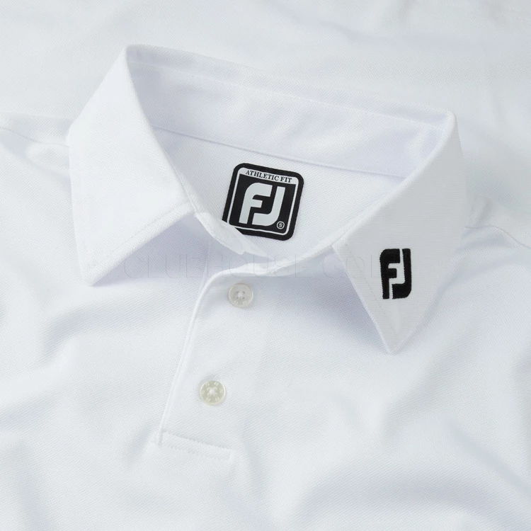 FootJoy Stretch Pique Solid Golf Polo Shirt 4 FootJoy Stretch Pique Solid Golf Polo Shirt - Image 2
