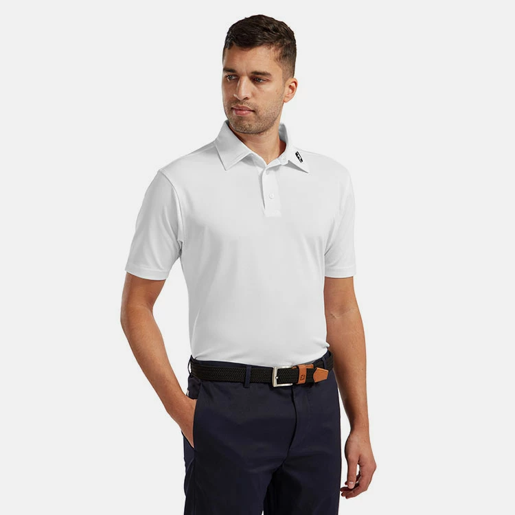 FootJoy Stretch Pique Solid Golf Polo Shirt 6 FootJoy Stretch Pique Solid Golf Polo Shirt - Image 4