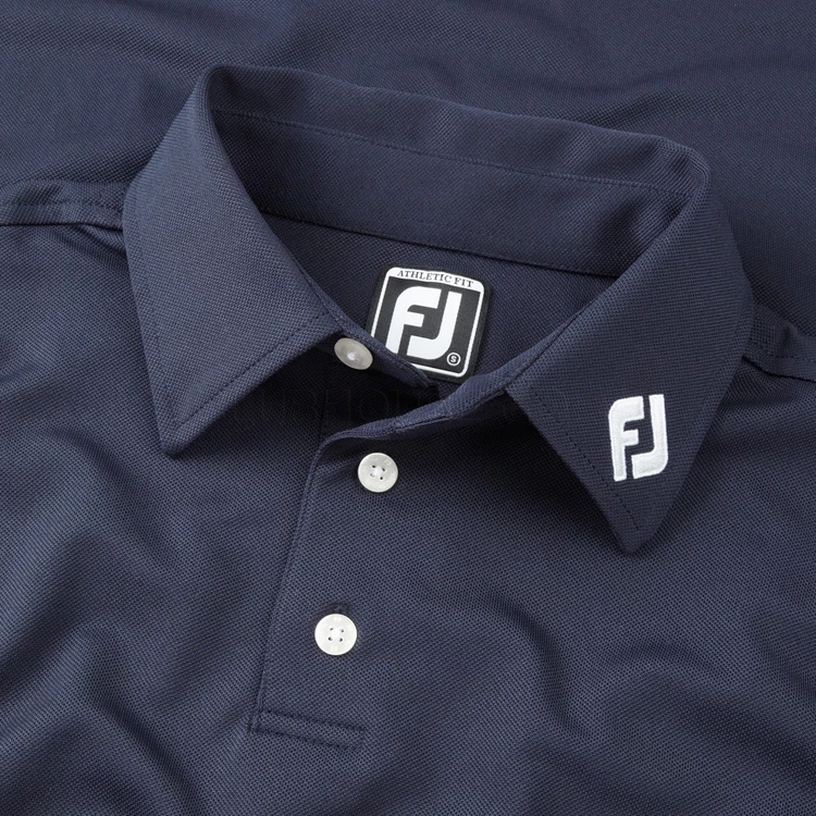 FootJoy Stretch Pique Solid Golf Polo Shirt 4 FootJoy Stretch Pique Solid Golf Polo Shirt - Image 2