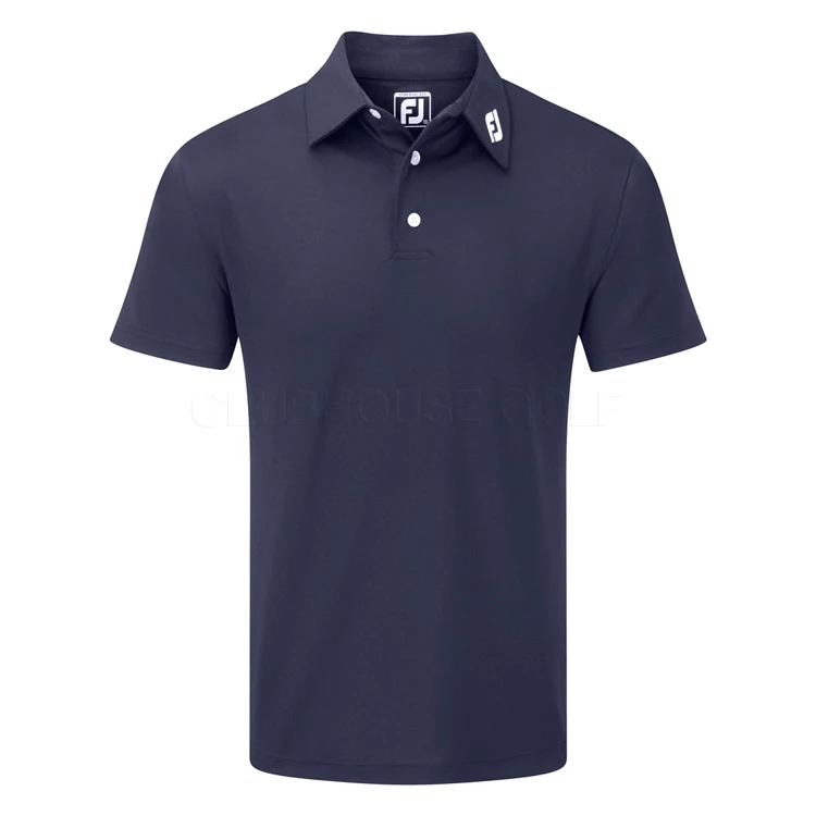 FootJoy Stretch Pique Solid Golf Polo Shirt 3 FootJoy Stretch Pique Solid Golf Polo Shirt