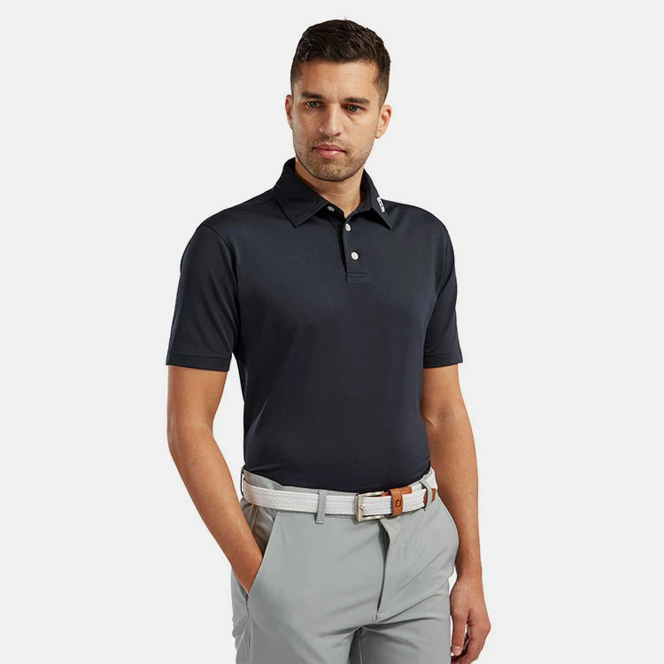 FootJoy Stretch Pique Solid Golf Polo Shirt 6 FootJoy Stretch Pique Solid Golf Polo Shirt - Image 4