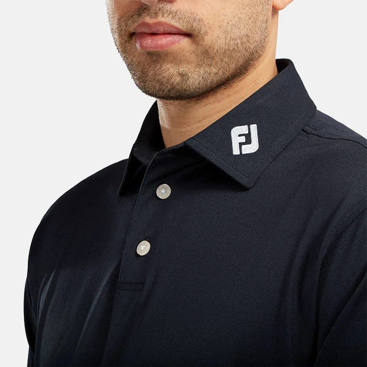FootJoy Stretch Pique Solid Golf Polo Shirt 7 FootJoy Stretch Pique Solid Golf Polo Shirt - Image 5