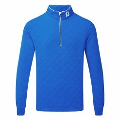 FootJoy Diamond Jacquard Chill-Out 1/4 Zip Golf Pullover