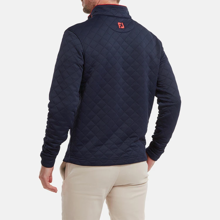 FootJoy Diamond Jacquard Chill-Out 1/4 Zip Golf Pullover 8 FootJoy Diamond Jacquard Chill-Out 1/4 Zip Golf Pullover - Image 6
